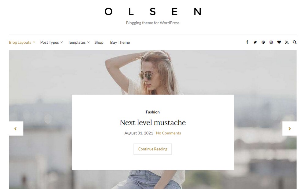 ธีม Olsen Pro