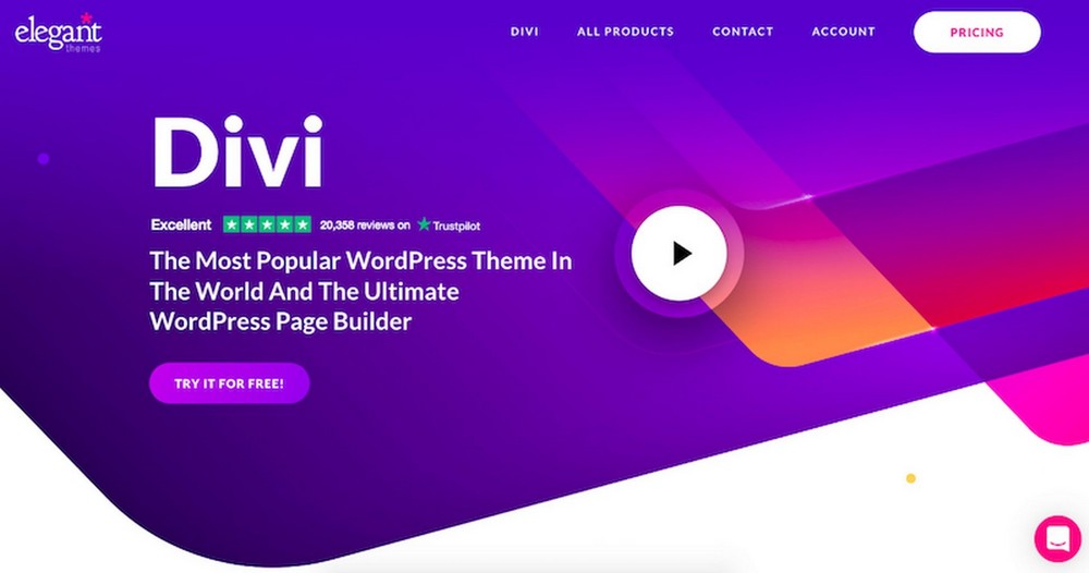 Tema WordPress transportasi terbaik - Divi