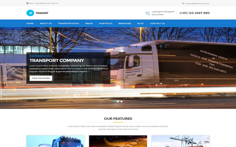 Tema WordPress Transit Lite