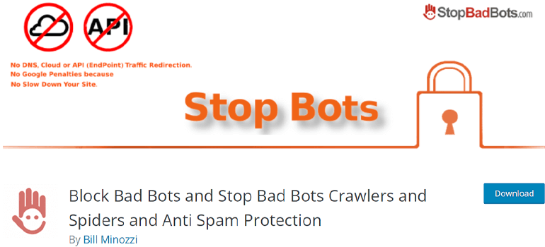 Bloquear o plug-in do WordPress Bad Bots