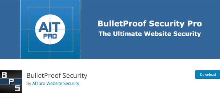 Plugin WordPress de sécurité BulletProof