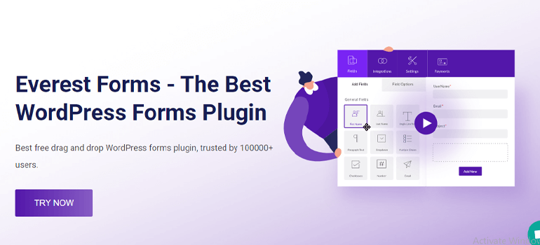 Plugin Everest Forms