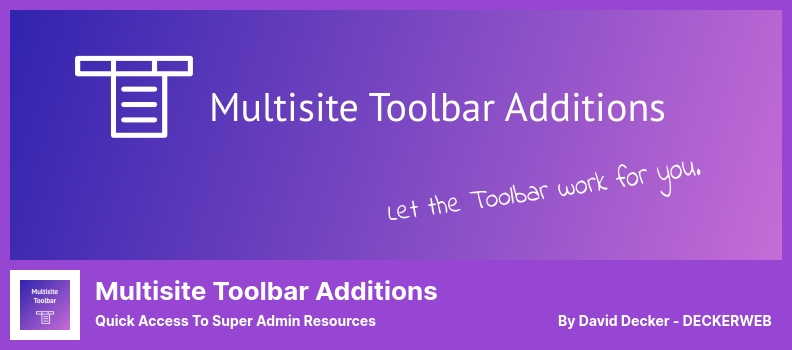 Плагин Multisite Toolbar Additions — быстрый доступ к ресурсам суперадминистратора