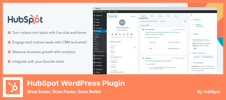 Plugin HubSpot - Tumbuh Lebih Mudah, Tumbuh Lebih Cepat, Tumbuh Lebih Baik