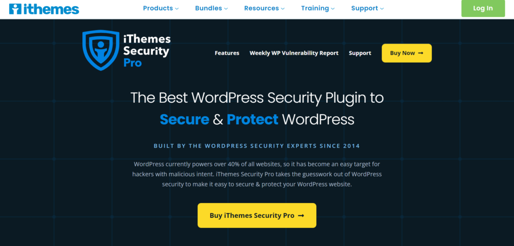 إضافات الأمان لـ woocommerce - ithemes security