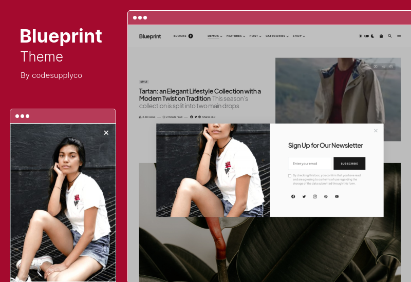 ธีมพิมพ์เขียว - Next-Generation Blog & Magazine WordPress Theme