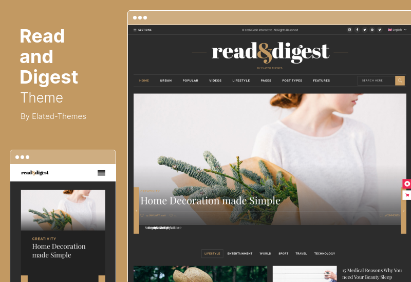 Motyw Read and Digest - Motyw WordPress Gazeta