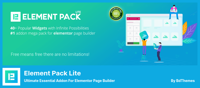 ปลั๊กอิน Element Pack Lite - สุดยอดโปรแกรมเสริมสำหรับตัวสร้างหน้า Elementor