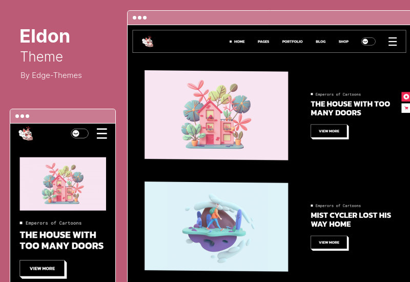 Eldon Theme - ผลงานศิลปิน WordPress Theme