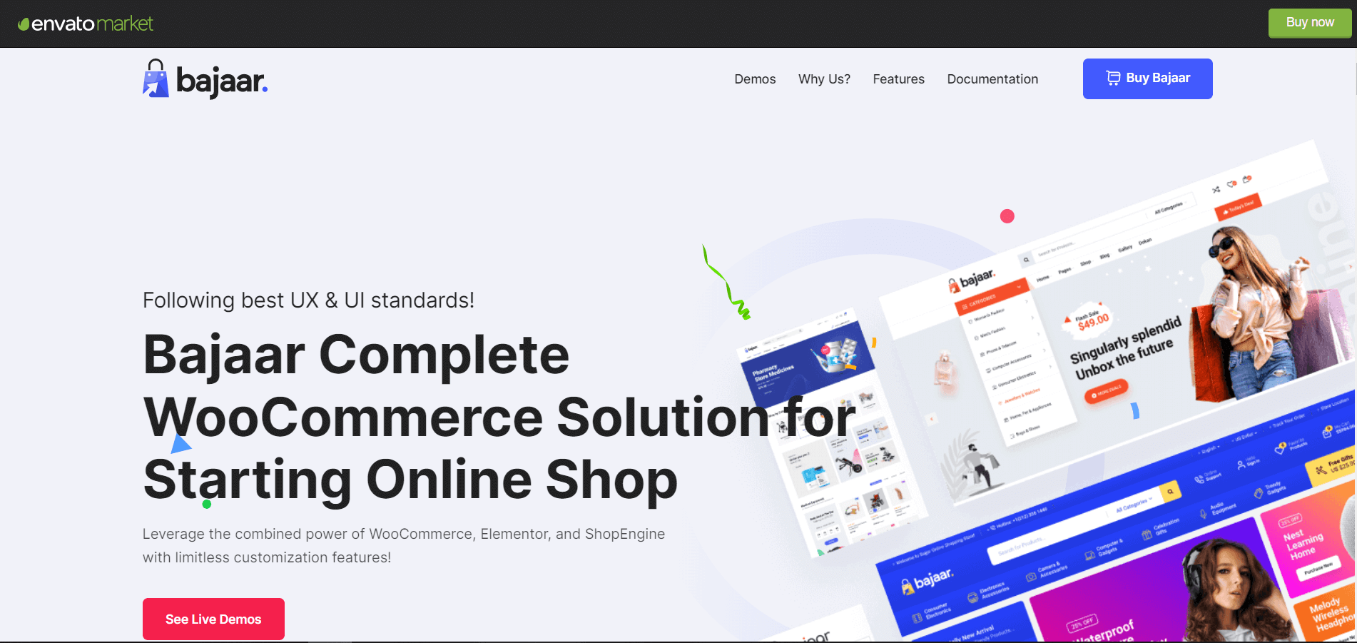 Bajaar WooCommerce-Themen