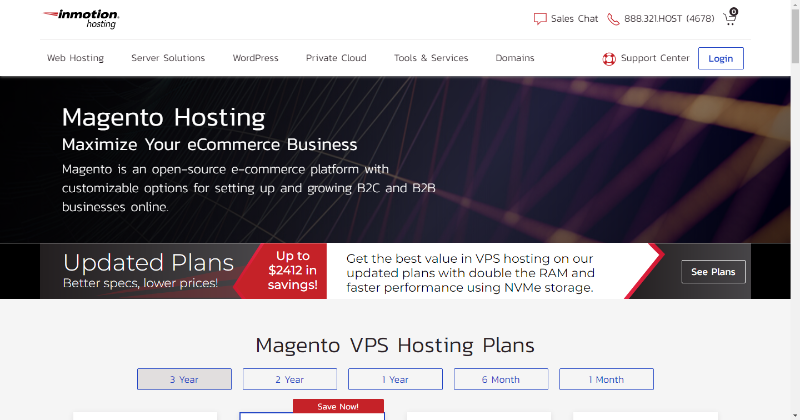 inmotion magento 2 hosting