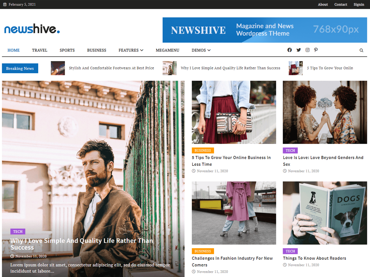 newshive-雜誌-新聞-wordpress-主題