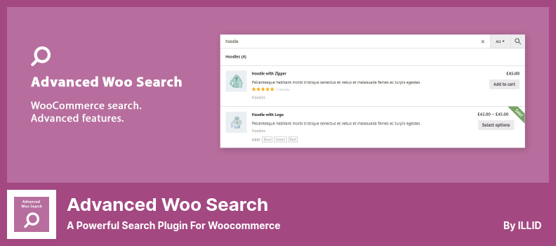 Advanced Woo Search Plugin - مكون بحث قوي لـ Woocommerce