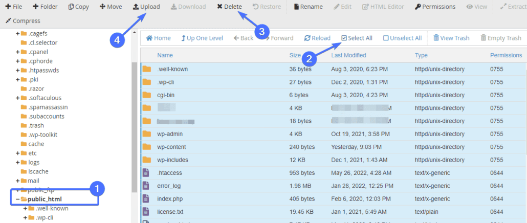 [アップロード]をクリックして、zipファイルをアップロードします