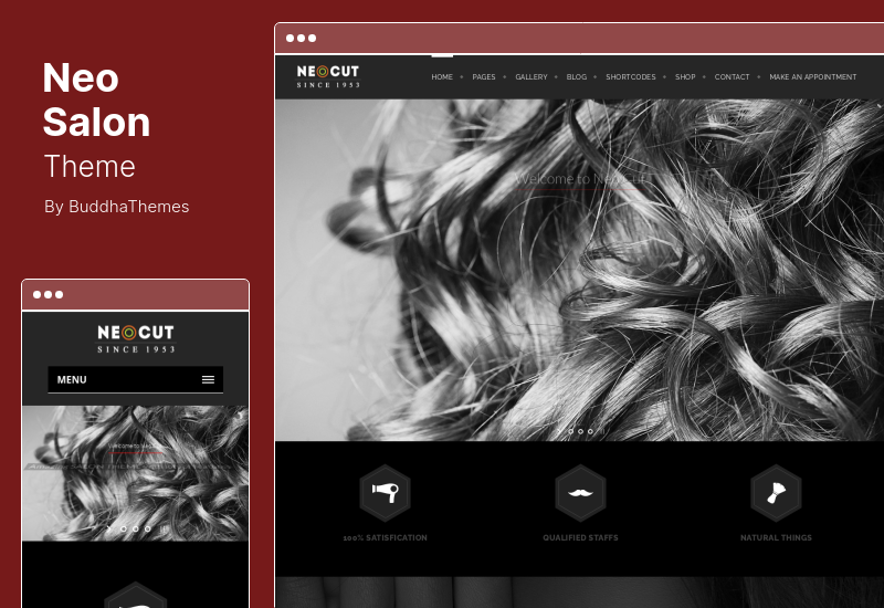 Neo-Salon-Thema – Friseursalon-WordPress-Theme