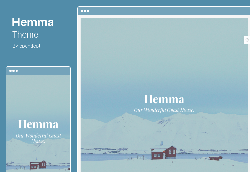 Tema Hemma - Tema WordPress per hotel e BnB