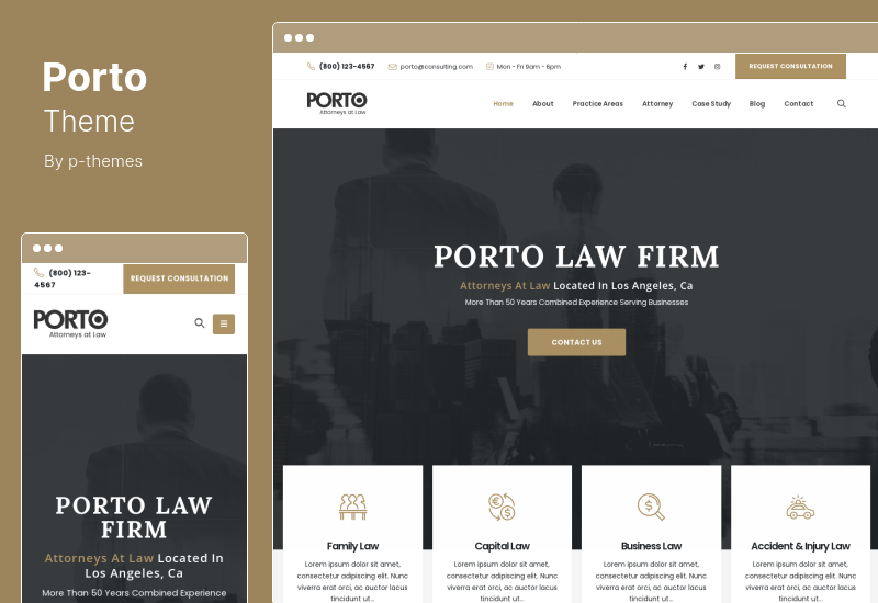 ธีม Porto - ธีมอเนกประสงค์ & WooCommerce