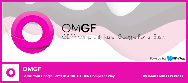 ปลั๊กอิน OMGF - ให้บริการแบบอักษร Google ของคุณในรูปแบบที่สอดคล้องกับ GDPR 100%