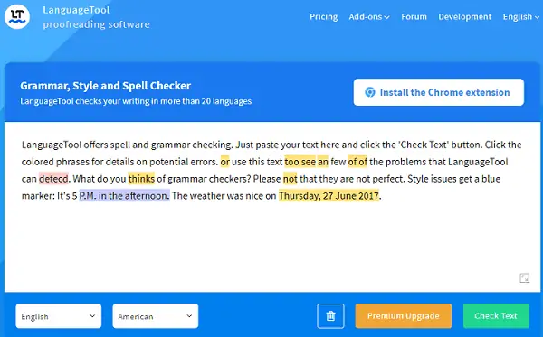 Online Grammar Checker