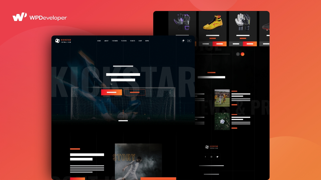 Best Sports Website Template