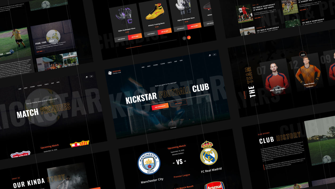 Best Sports Website Template