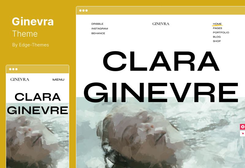 ธีม Ginevra - ผลงานของศิลปิน WordPress Theme