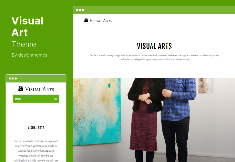 Visual Art Theme - แกลลอรี่ WordPress Theme