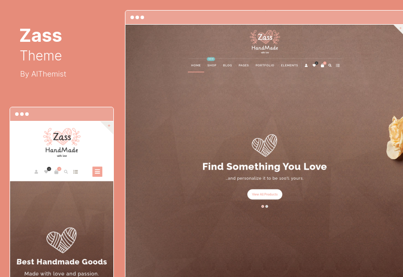Zass Theme - ศิลปินแฮนด์เมดและช่างฝีมือ WooCommerce Theme