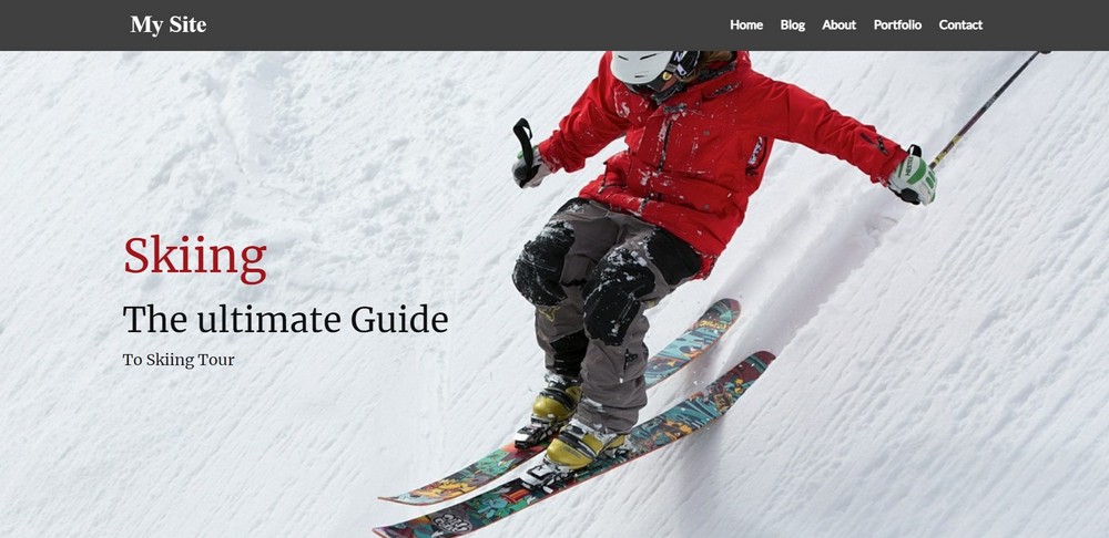 Popularfx skiing sports ธีม WordPress