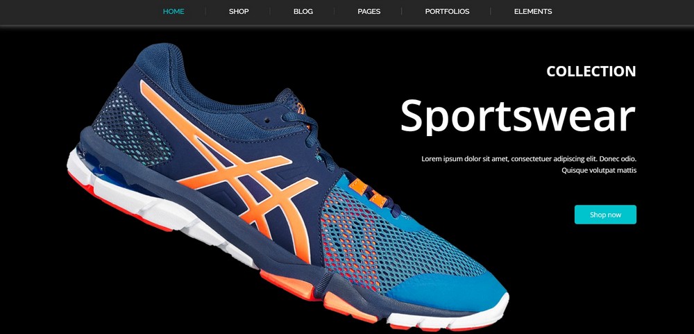 ornaldo Sportshop WordPress-Theme