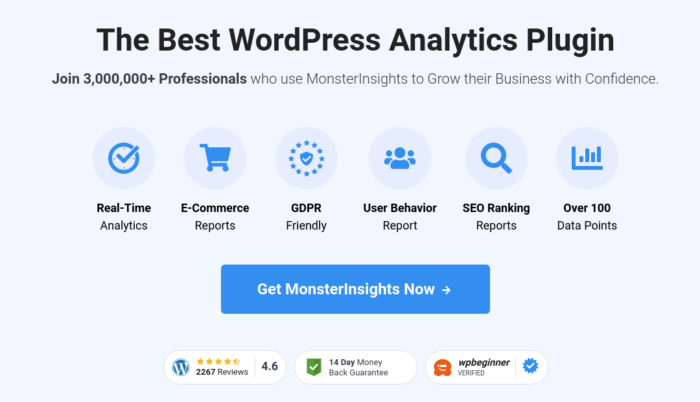 MonsterInsights Beste Website-Analytics-Tools