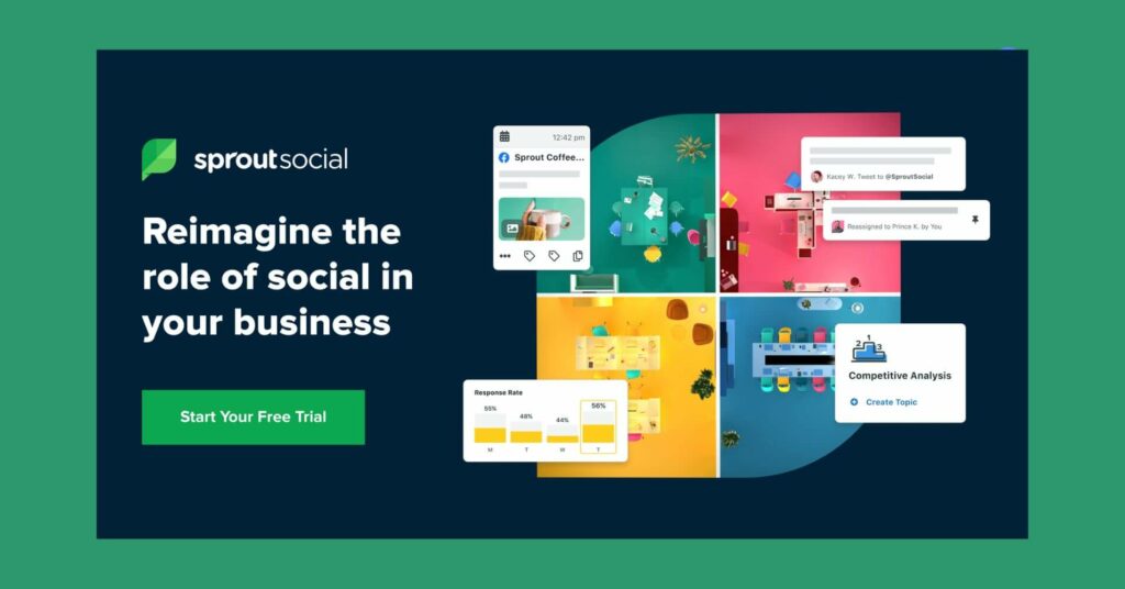 Alat media sosial terbaik: Sprout Social