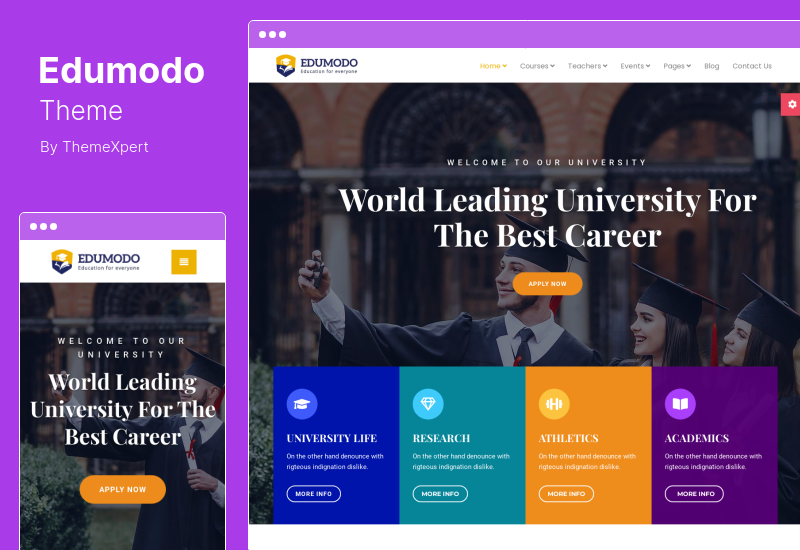 Edumodo 테마 - Edumodo WordPress 테마