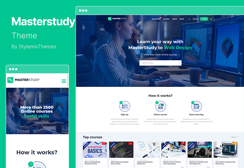 Tema Masterstudy - Tema WordPress per l'istruzione