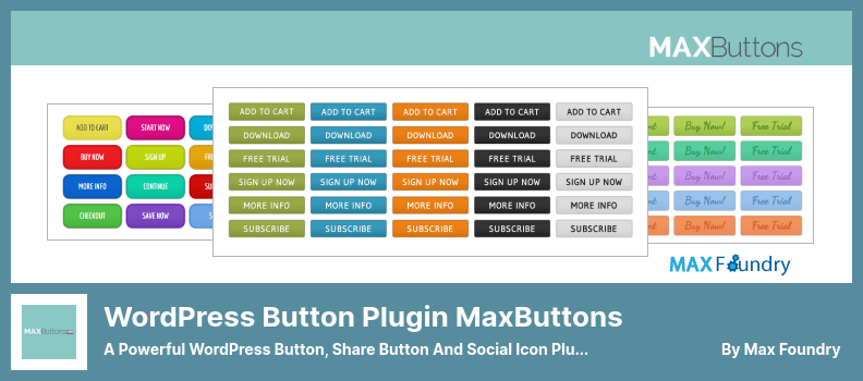 MaxButtons Plugin - 一个强大的 WordPress 按钮、分享按钮和社交图标插件