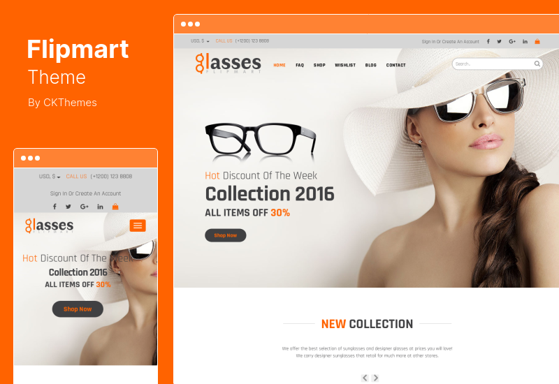 Tema Flipmart - Tema WordPress per eCommerce reattivo