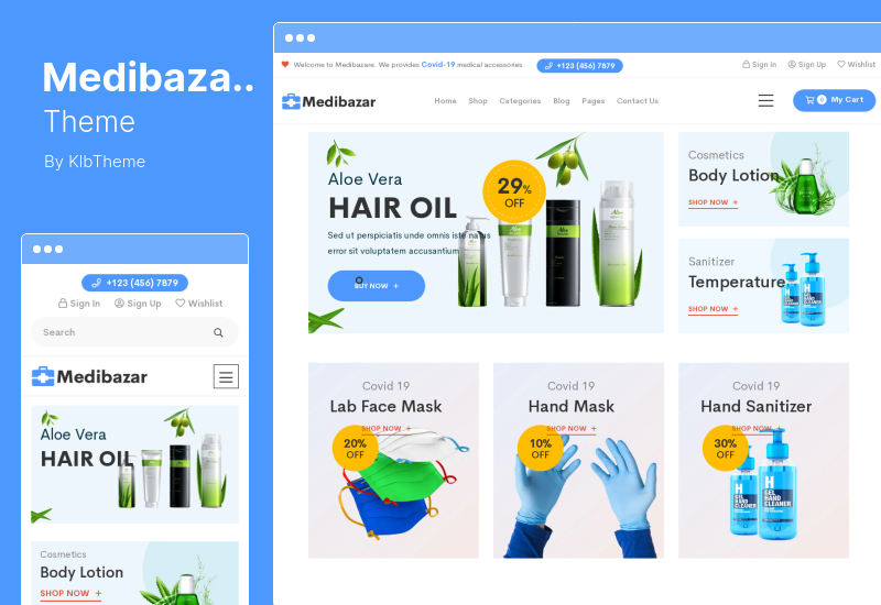 Tema Medibazar - Tema WooCommerce medico