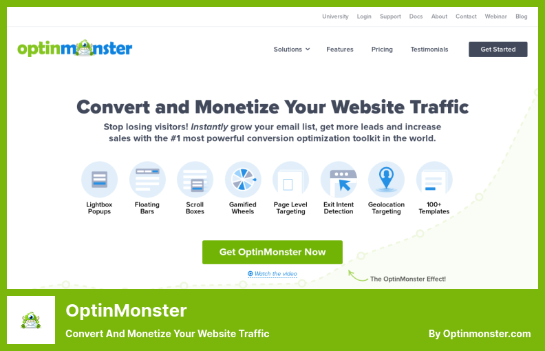 Plugin OptinMonster - Converta e monetize o tráfego do seu site