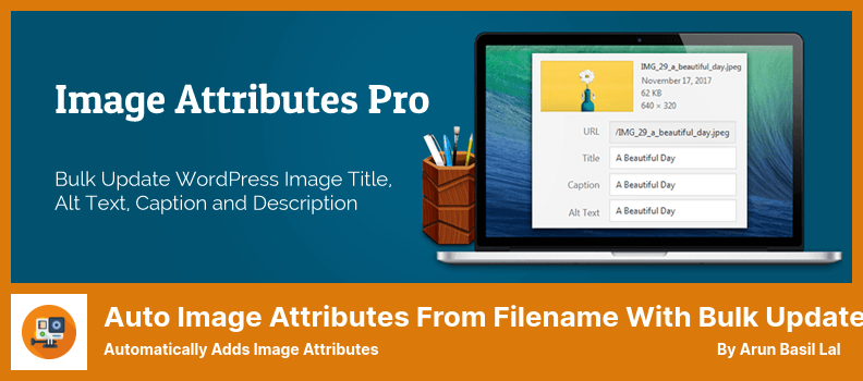แอตทริบิวต์รูปภาพอัตโนมัติจากชื่อไฟล์พร้อมปลั๊กอิน Bulk Updater - เพิ่มแอตทริบิวต์รูปภาพโดยอัตโนมัติ