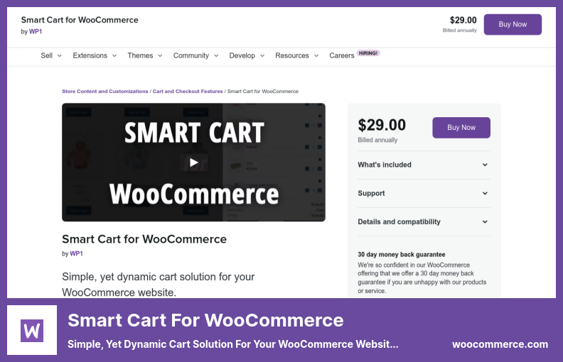 Coș inteligent pentru pluginul WooCommerce - Soluție simplă, dar dinamică pentru coșul de cumpărături pentru site-ul dvs. WooCommerce