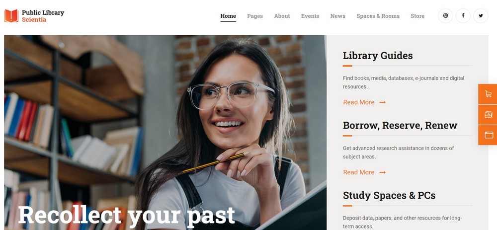 Scientia WordPress-Theme