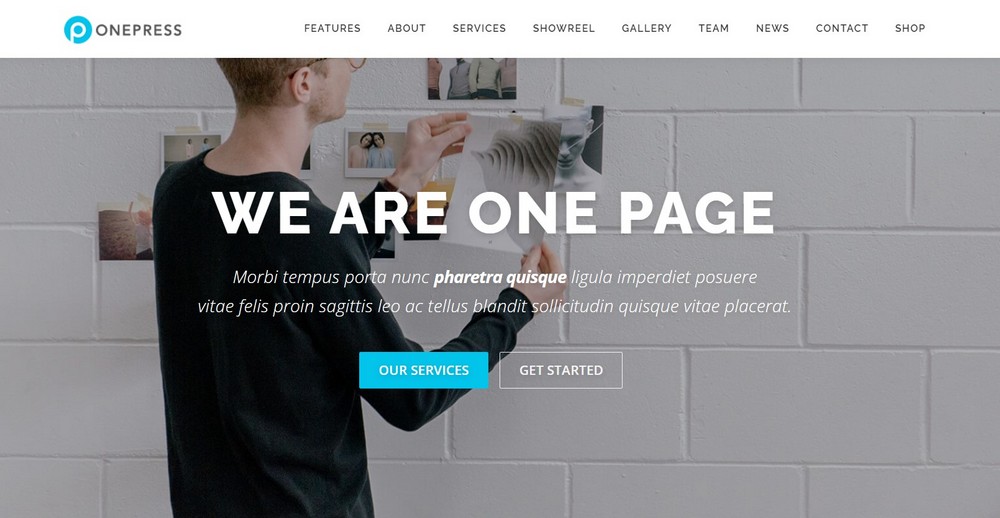 OnePress WordPress-Theme