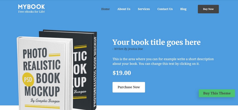 thème WordPress mybook