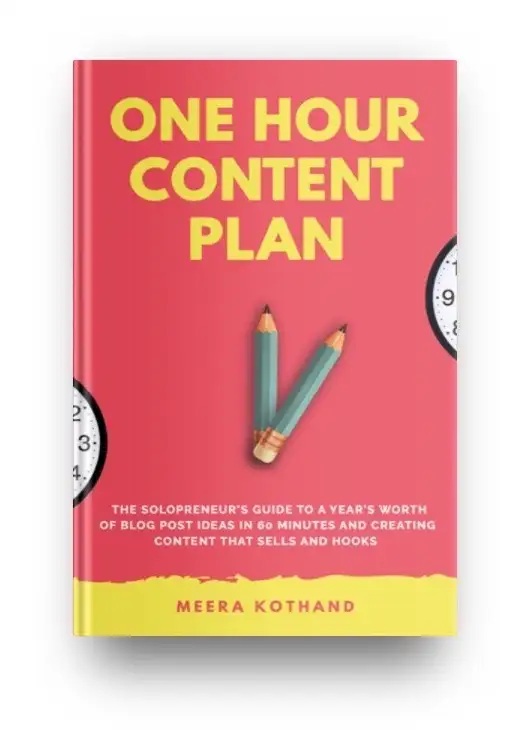 Die besten Bücher für Blogger: The One Hour Content Plan