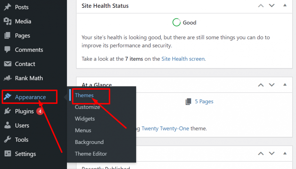 Add theme to the WordPress