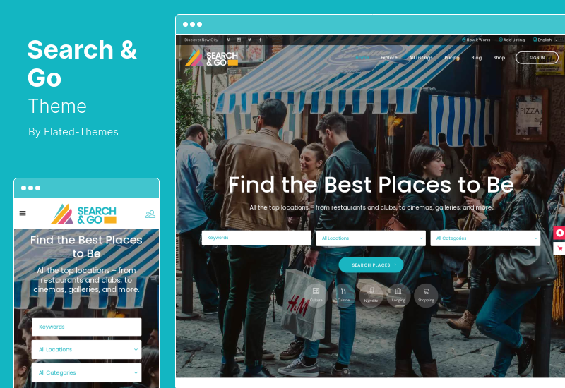 Tema Search & Go - Tema WordPress Diretório