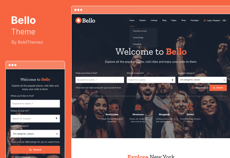 Tema Bello - Tema WordPress Diretório e Listagem