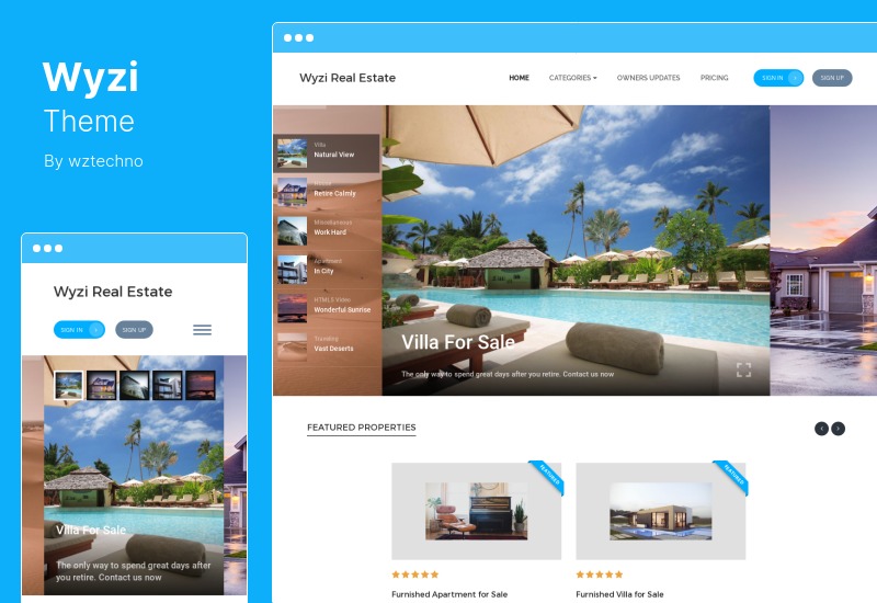 ธีม Wyzi - ไดเรกทอรีโซเชียล WordPress Theme