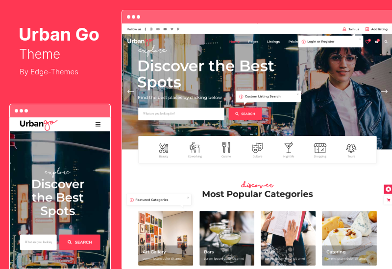 ธีม UrbanGo - ไดเรกทอรีและรายการธีม WordPress