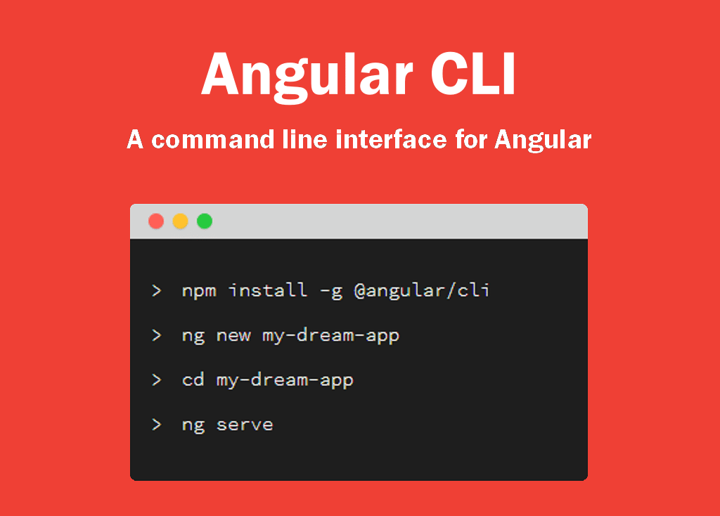 Angular CLI refleja las mejores prácticas de la industria para crear sitios web con capacidades integradas únicas, como compatibilidad con SCSS y enrutamiento.